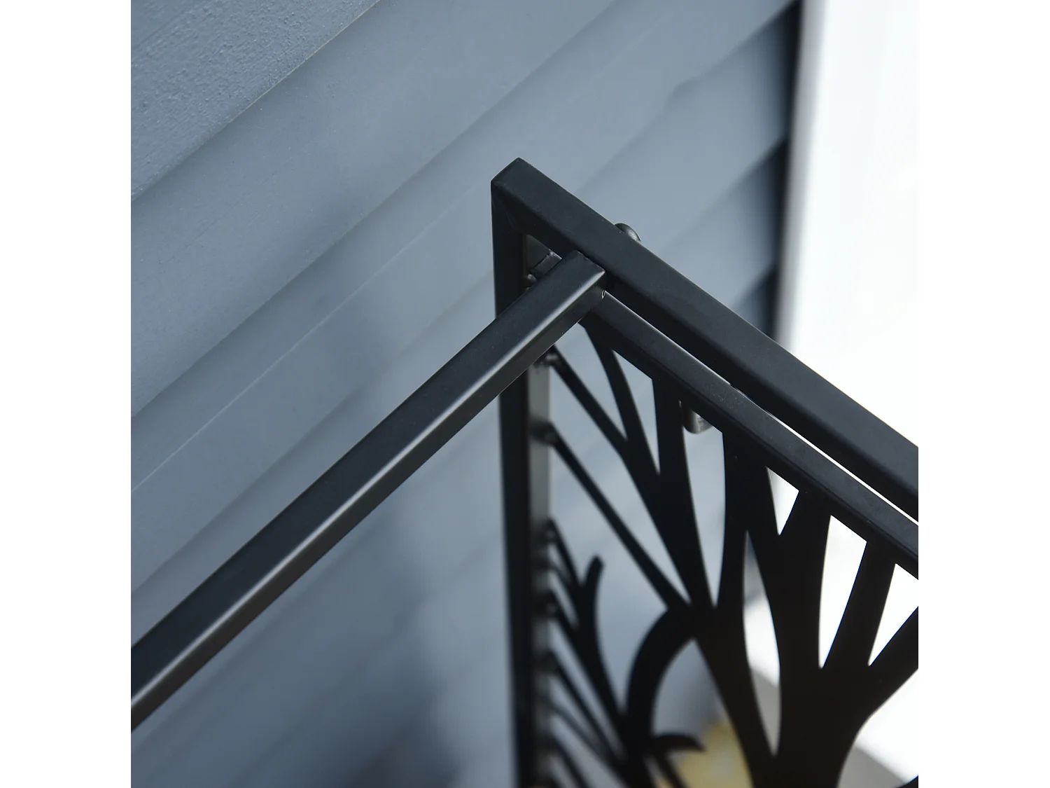 Serviteur de cheminée arbre - porte bûches - range bûches multi accessoires étagère 46L x 29l x 70H cm acier noir