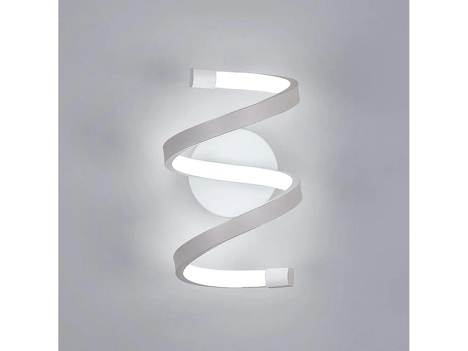 Applique murale led moderne - blanc - 21.5*14*19cm - en aluminium - 19W