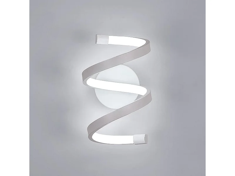 Applique murale led moderne - blanc - 21.5*14*19cm - en aluminium - 19W