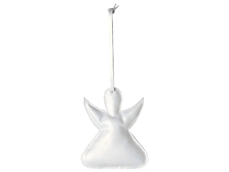 Suspension de Noël Ange en Cuir