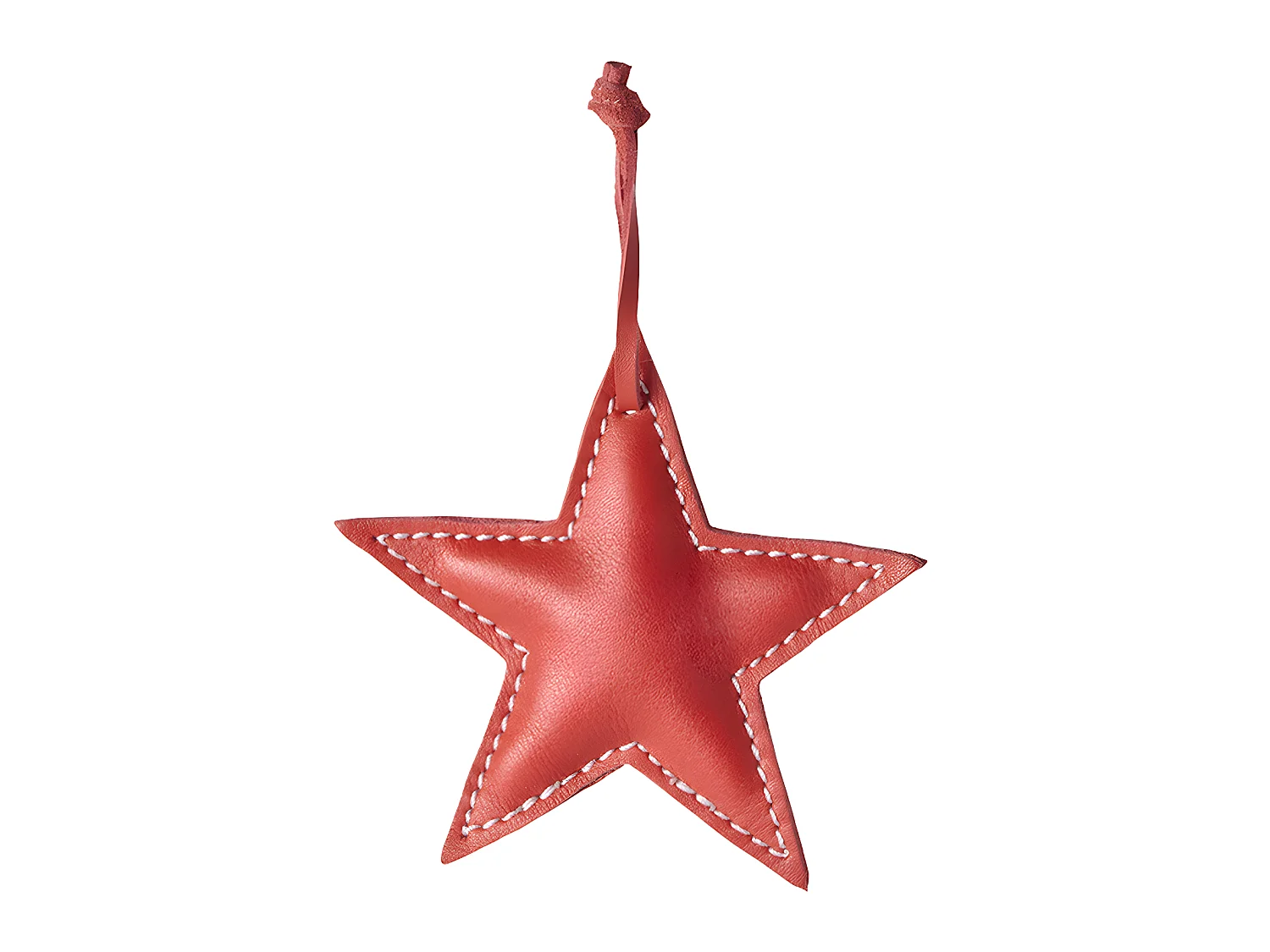 Suspension de Noël Étoile en Cuir