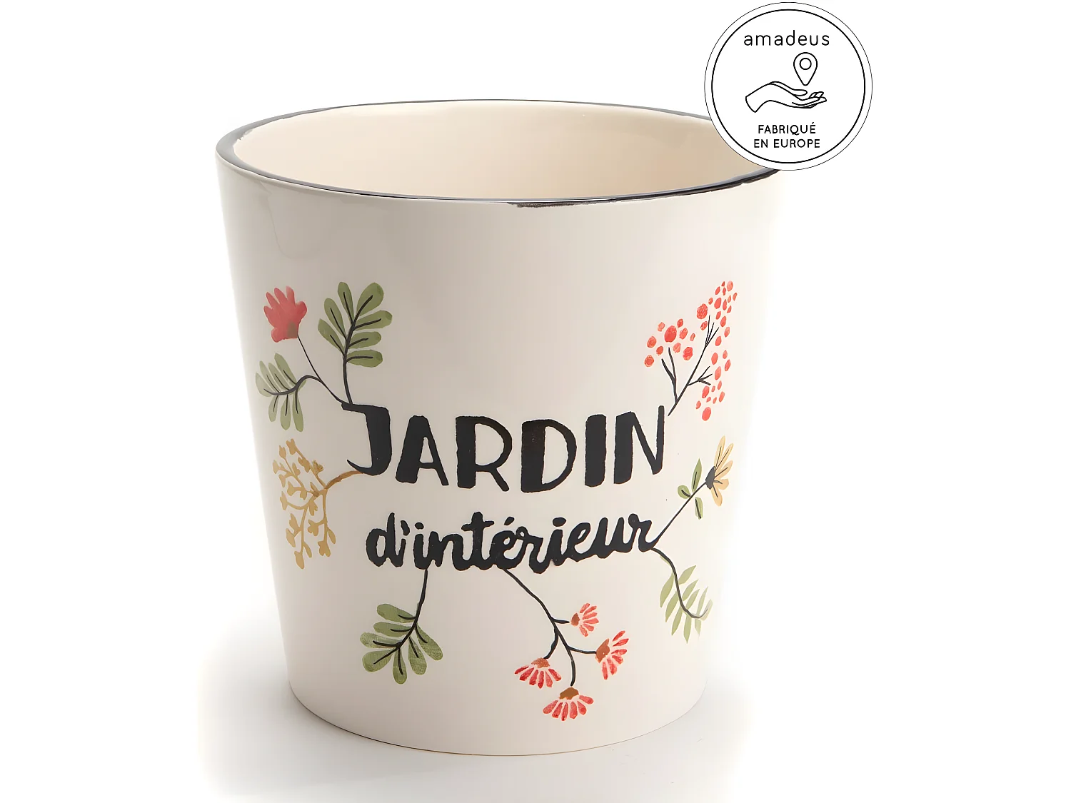 Cache pot jardin d'intérieur