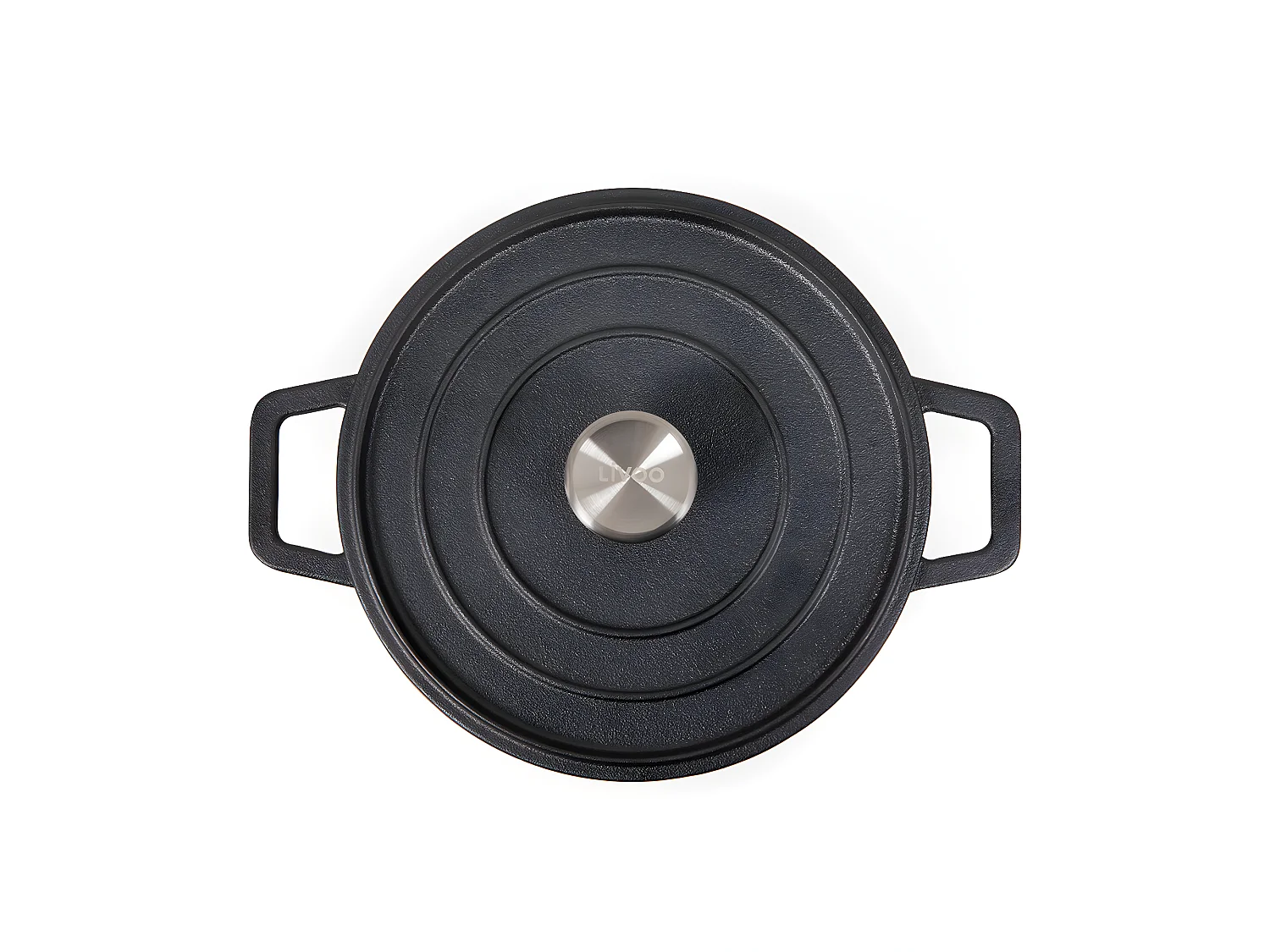 Livoo Cocotte ronde 24cm 4l noir - mep139