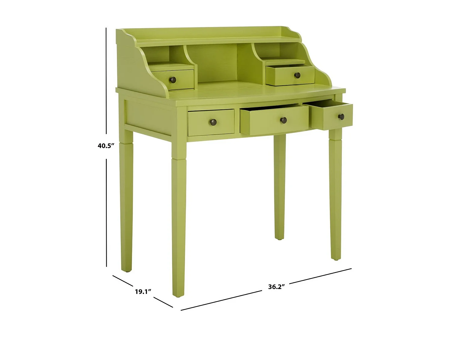 Bureau Vert avocat 49 X 92 X 102.87 cm - Thyra