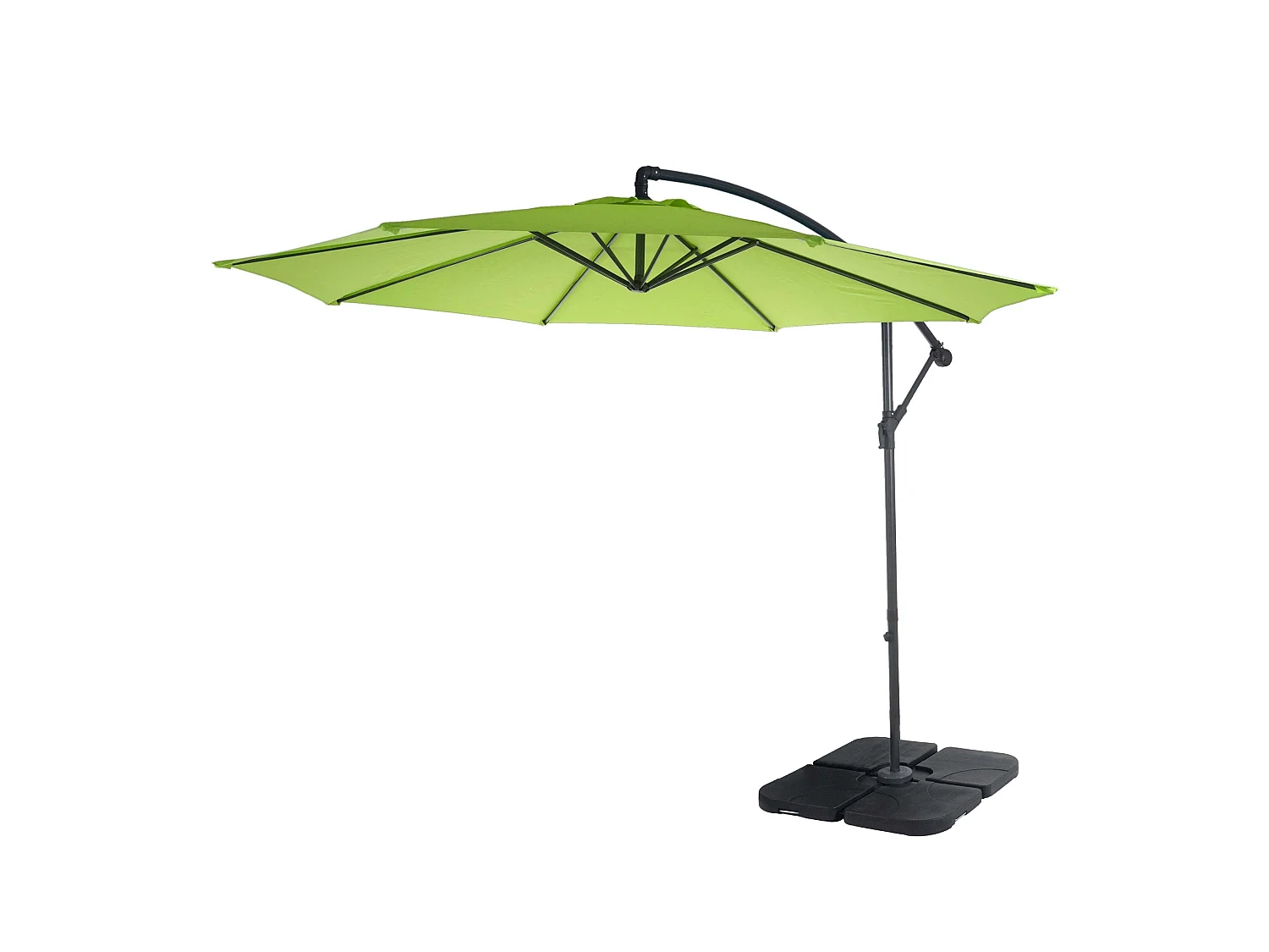 Parasol déporté protection solaire 360 x 295 x 235 cm 04_0000941