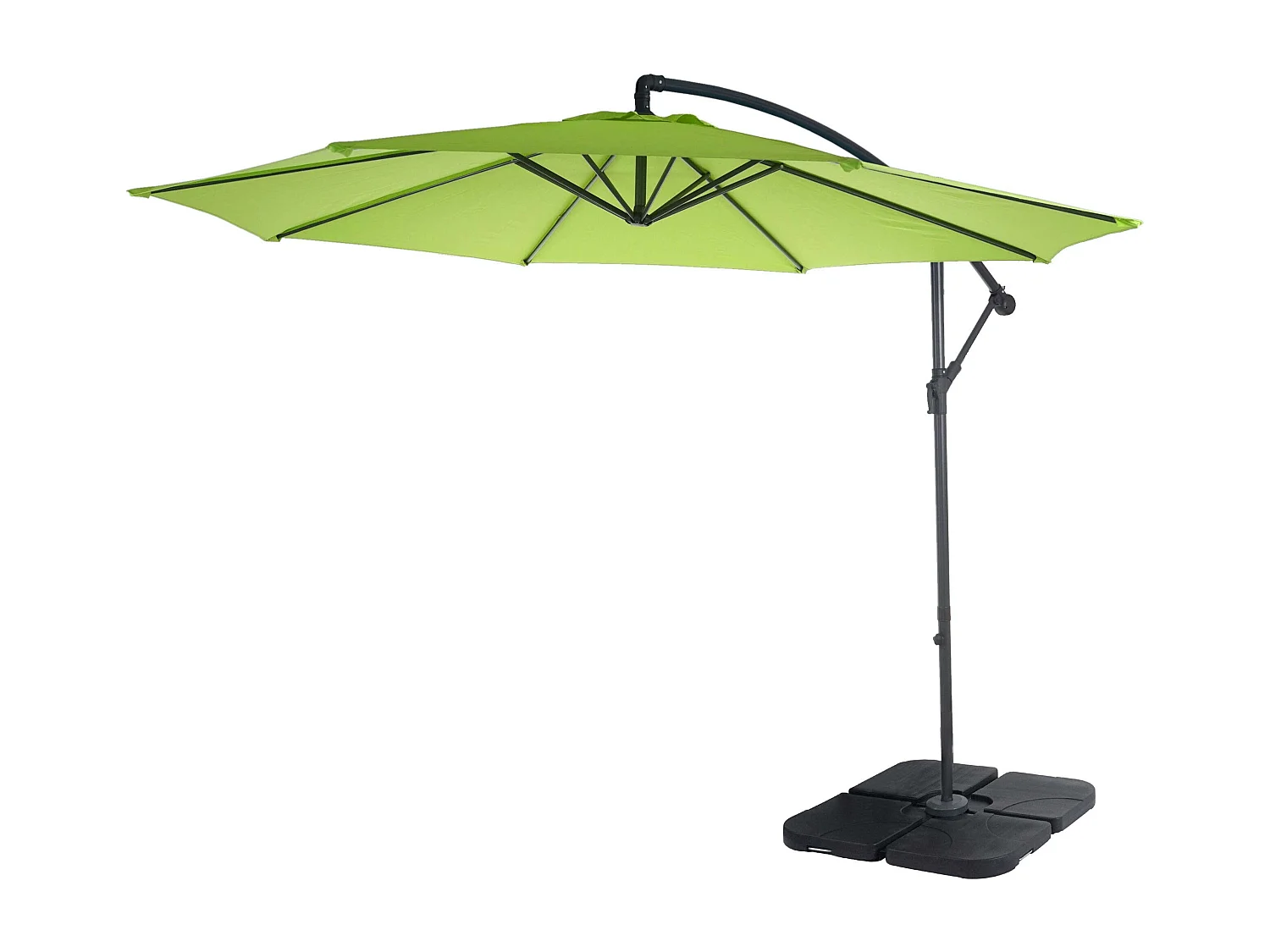 Parasol déporté protection solaire 360 x 295 x 235 cm 04_0000941