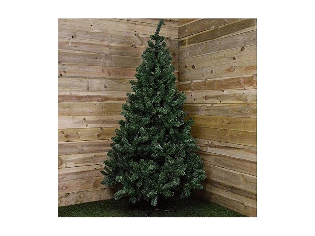 Sapin de Noël artificiel en plastique vert H180cm