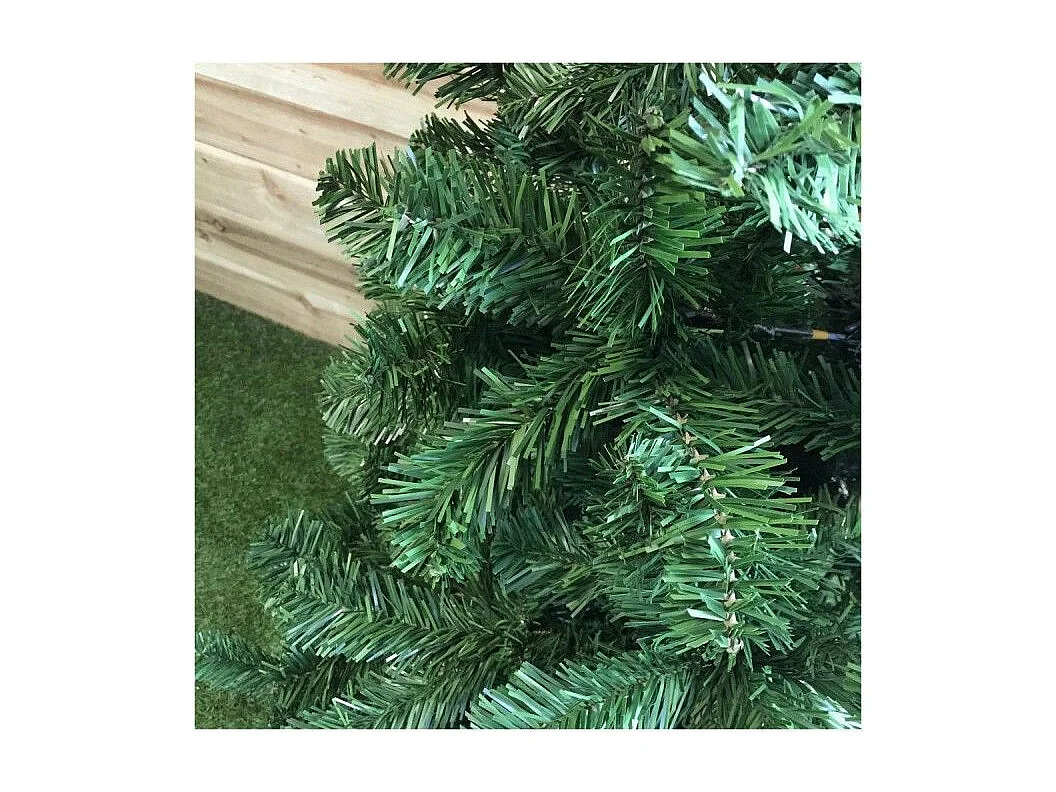 Sapin de Noël artificiel en plastique vert H180cm