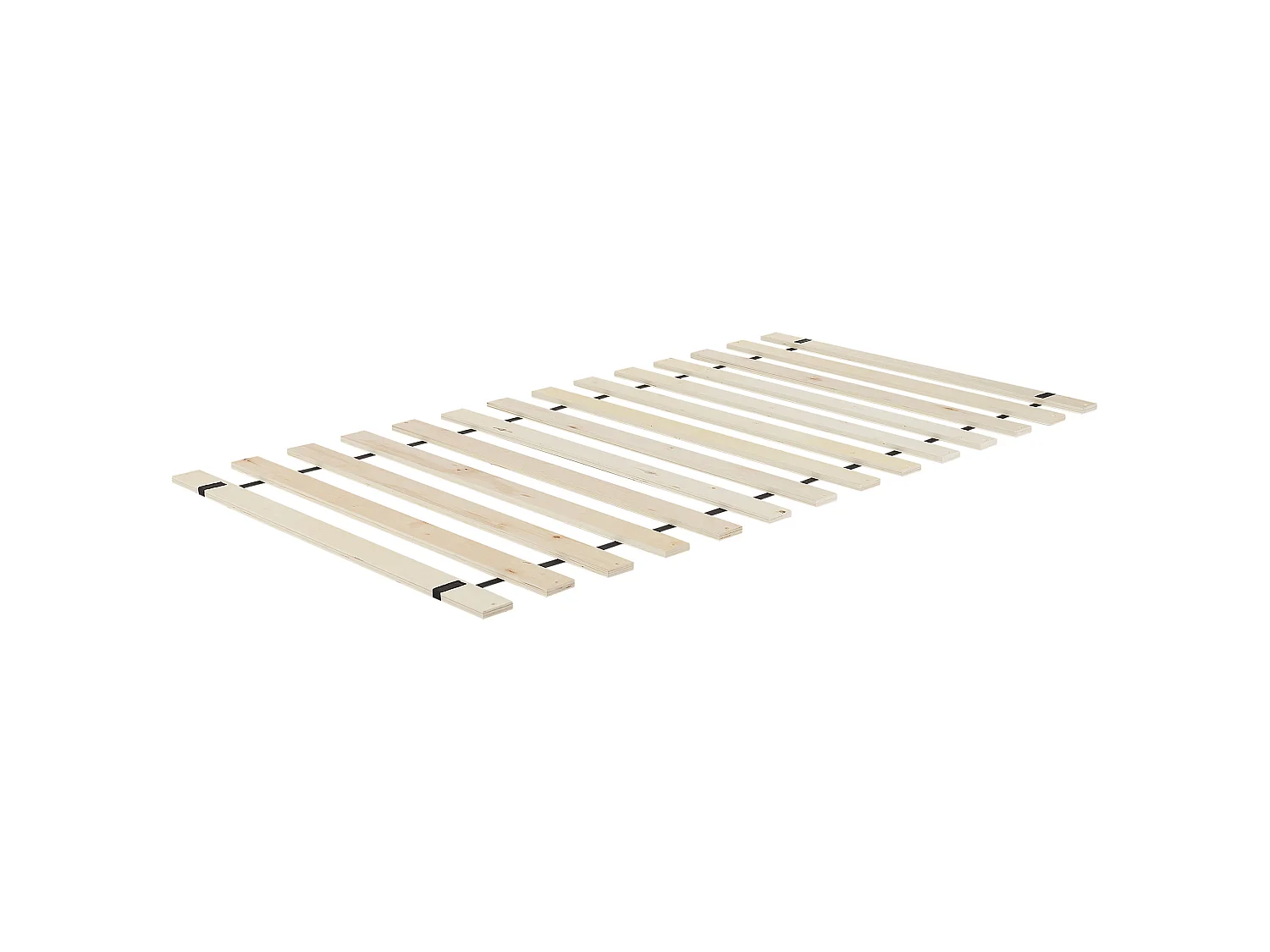 Lit simple en velours bleu clair 90 x 200 cm ANET