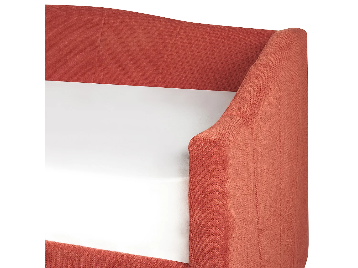 Lettino da giorno con contenitore Tessuto VITTEL 90 x 200 cm Rosso