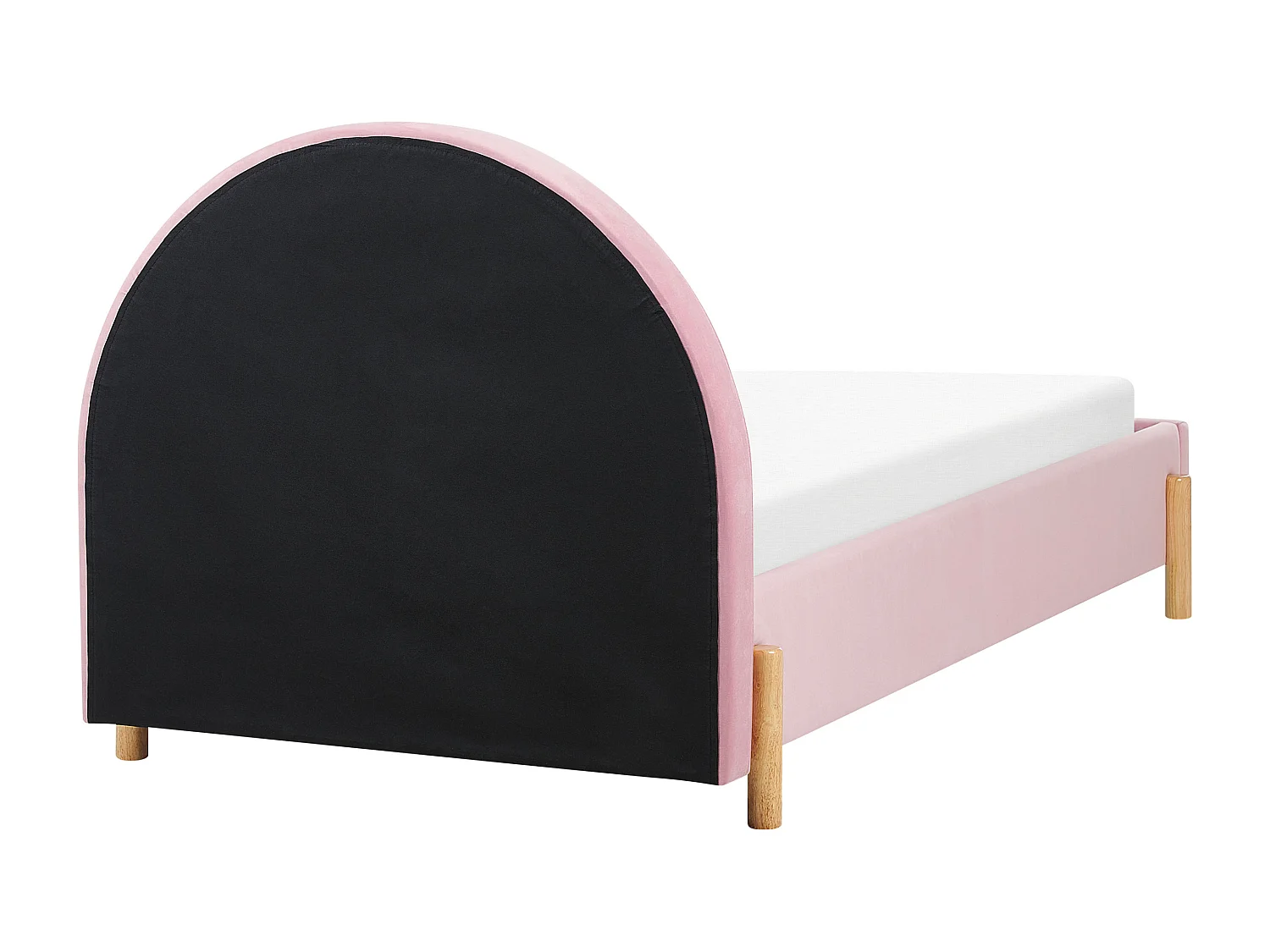 Lit d\'enfant Velours ANET 90 x 200 cm Rose