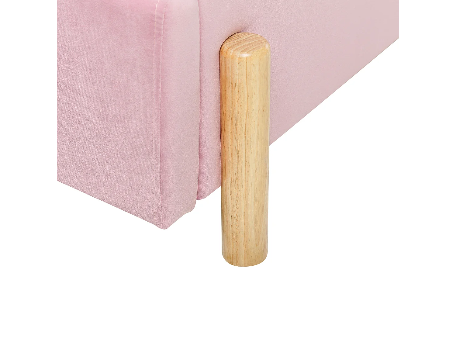 Lit d\'enfant Velours ANET 90 x 200 cm Rose