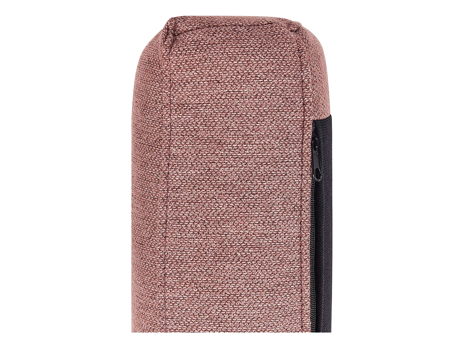 2-Sitzer Ecksofa mit hohen Metallbeinen rosa rechtsseitig Glamour Modern Breda