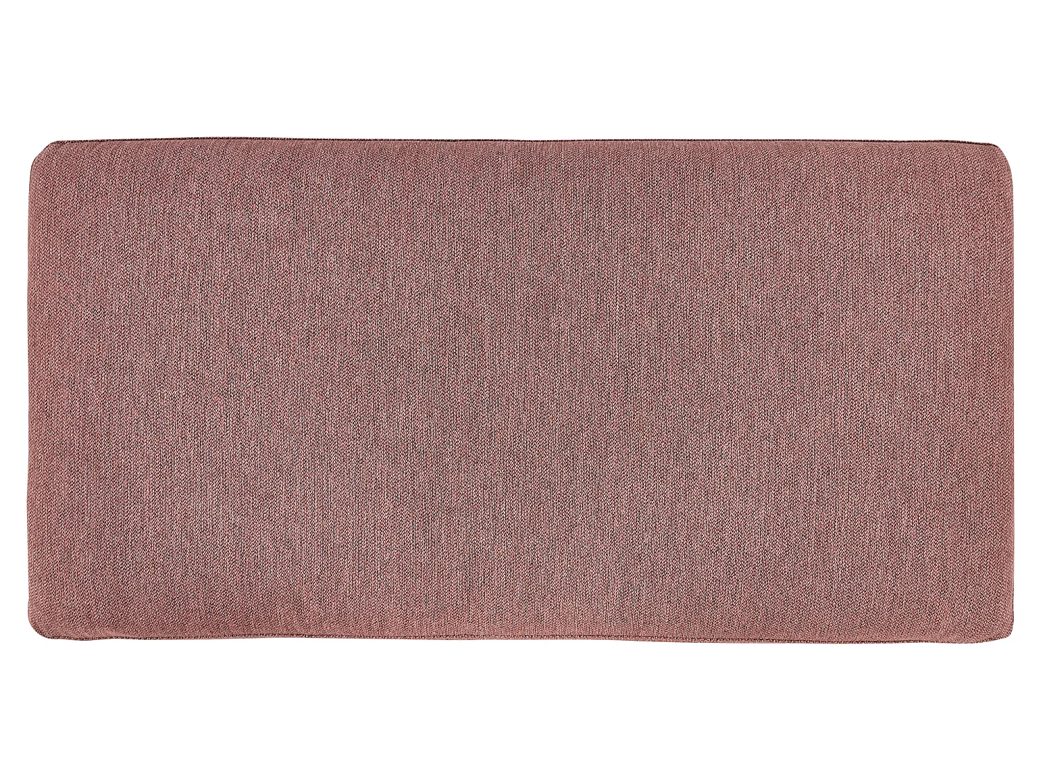 Canapé d\'Angle Moderne Côté Droit Canapé 2 Places avec Pieds en Métal Dossier Rembourré en Tissu Rose Breda