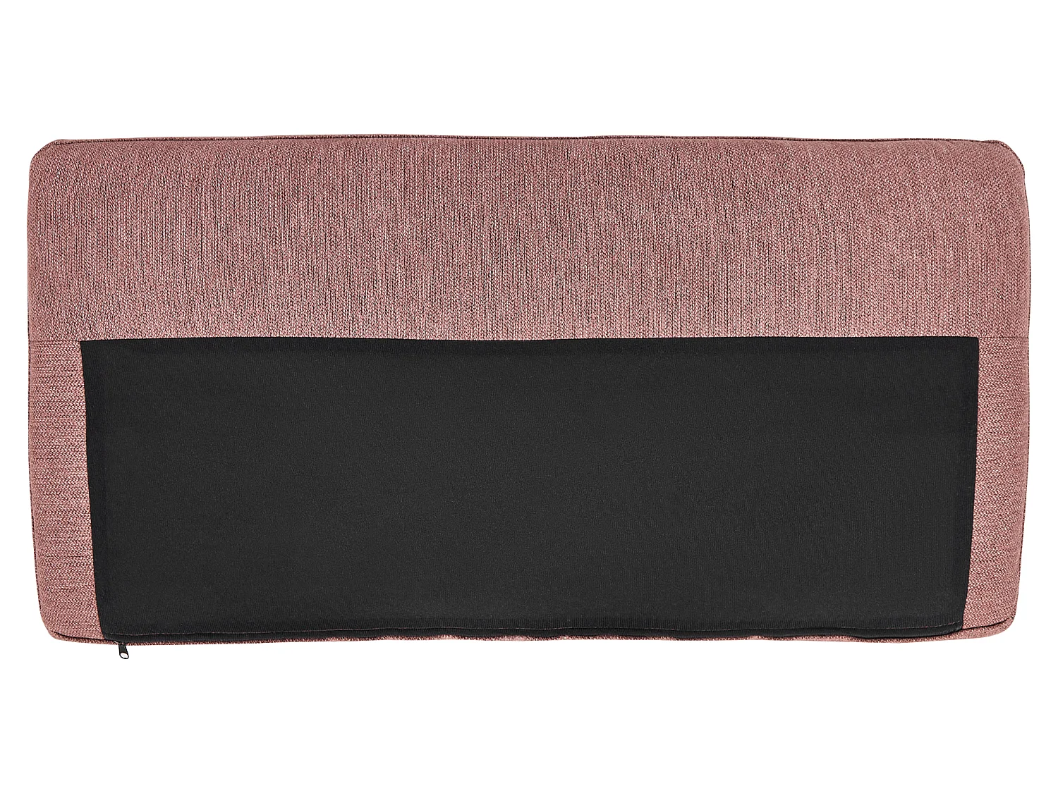 Canapé d\'Angle Moderne Côté Droit Canapé 2 Places avec Pieds en Métal Dossier Rembourré en Tissu Rose Breda