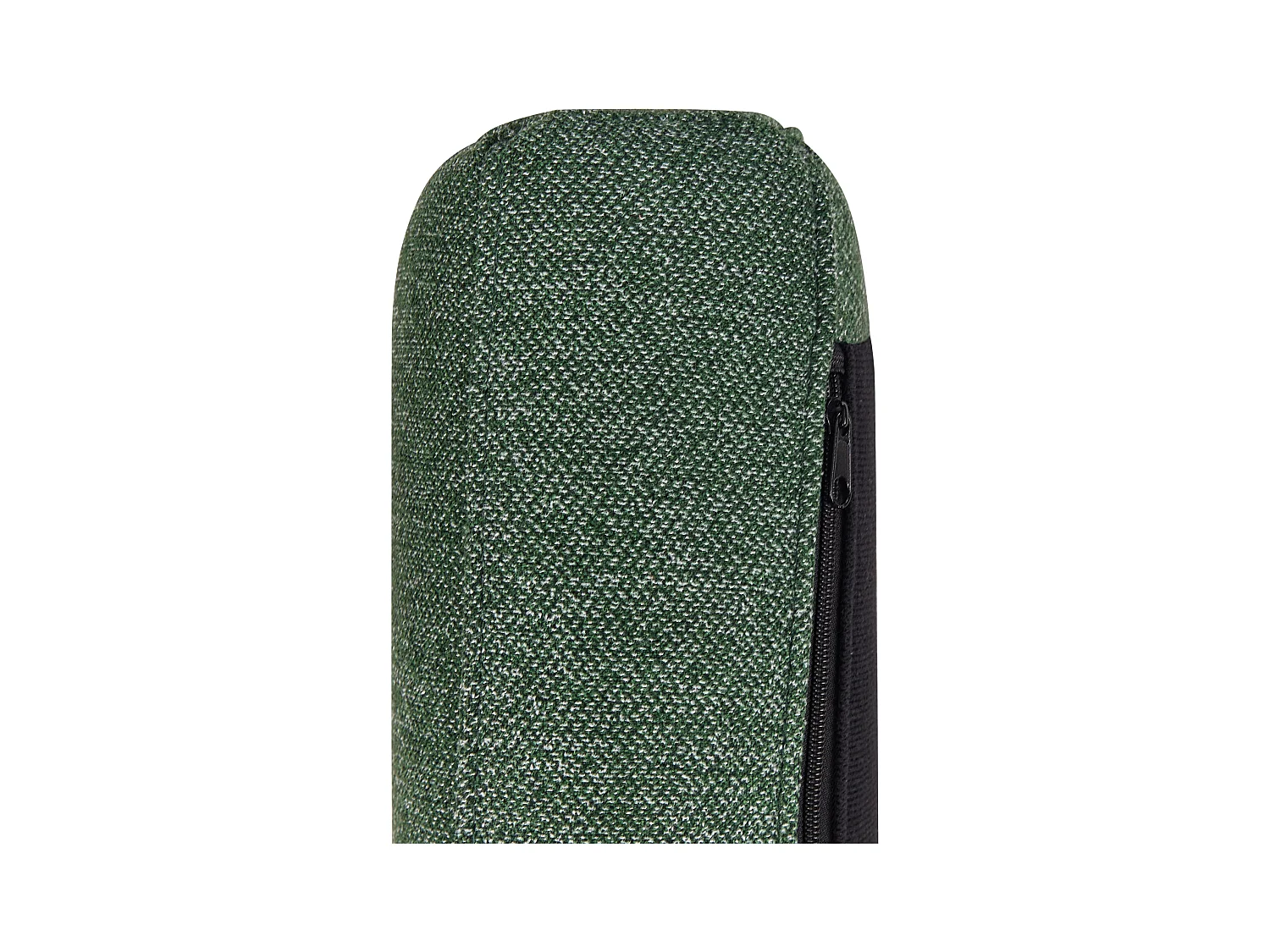 Canapé d'Angle Moderne Côté Droit Canapé 2 Places avec Pieds en Métal en Tissu Vert Foncé Dossier Rembourré Breda