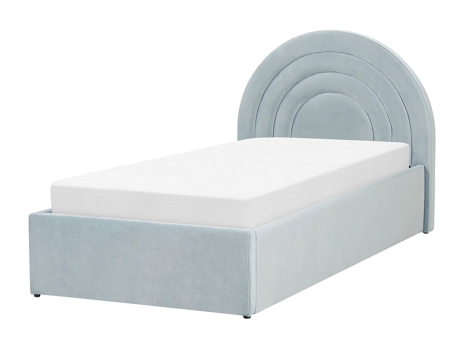 Bed met opbergruimte lichtblauw 90 x 200 cm ANET