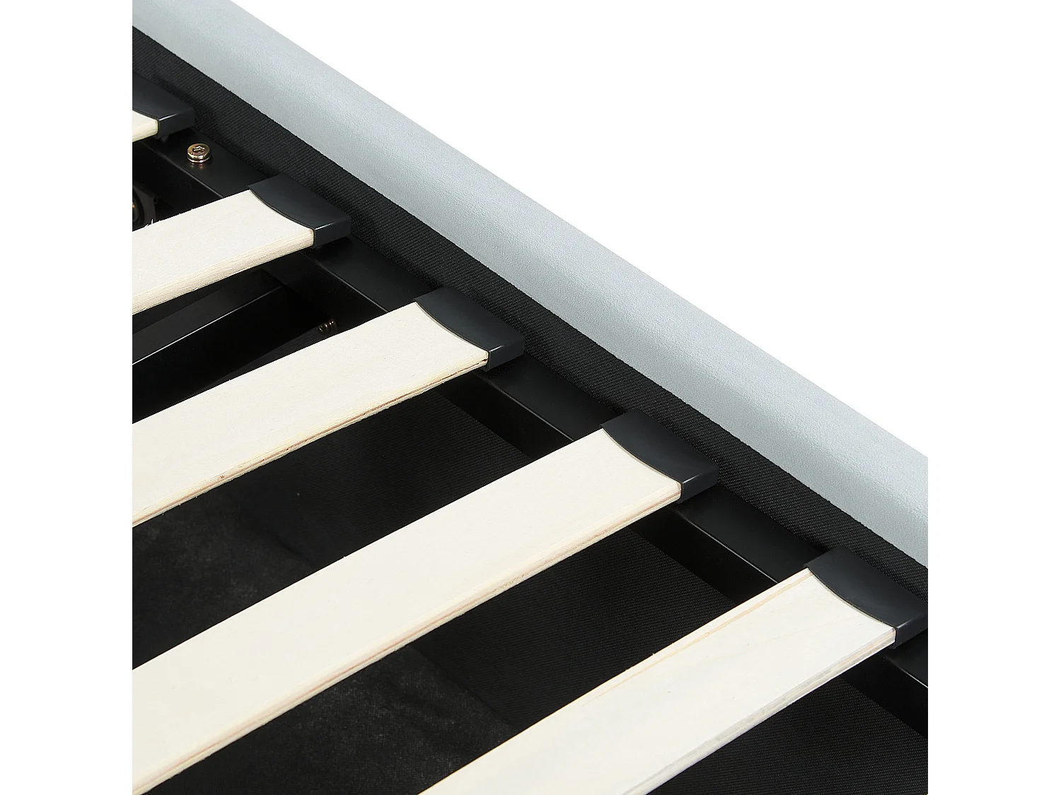 Bed met opbergruimte lichtblauw 90 x 200 cm ANET