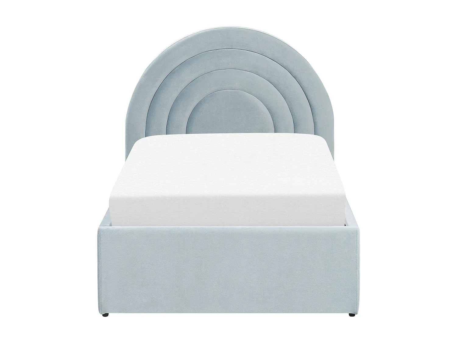 Bed met opbergruimte lichtblauw 90 x 200 cm ANET