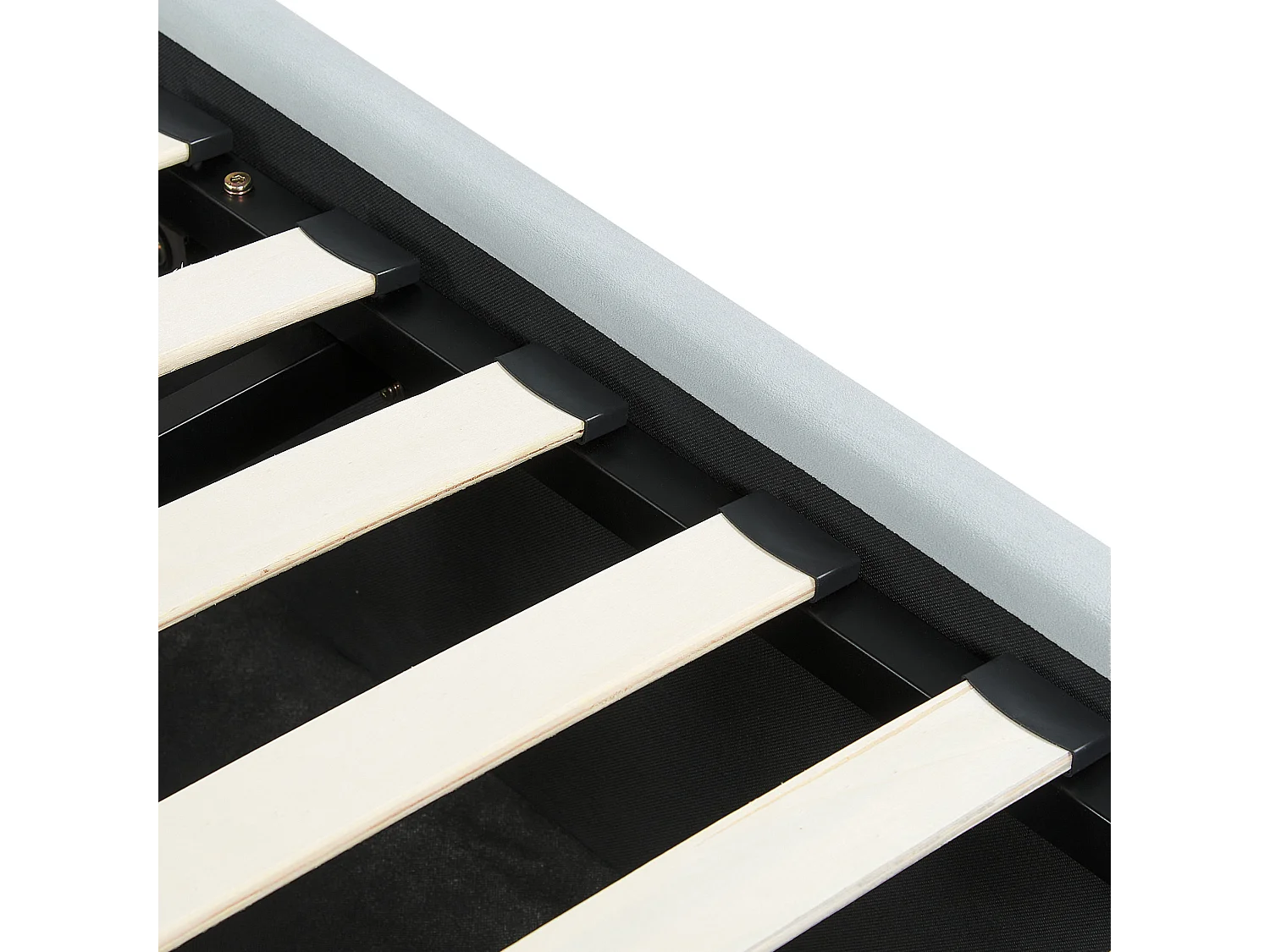 Bed met opbergruimte lichtblauw 90 x 200 cm ANET