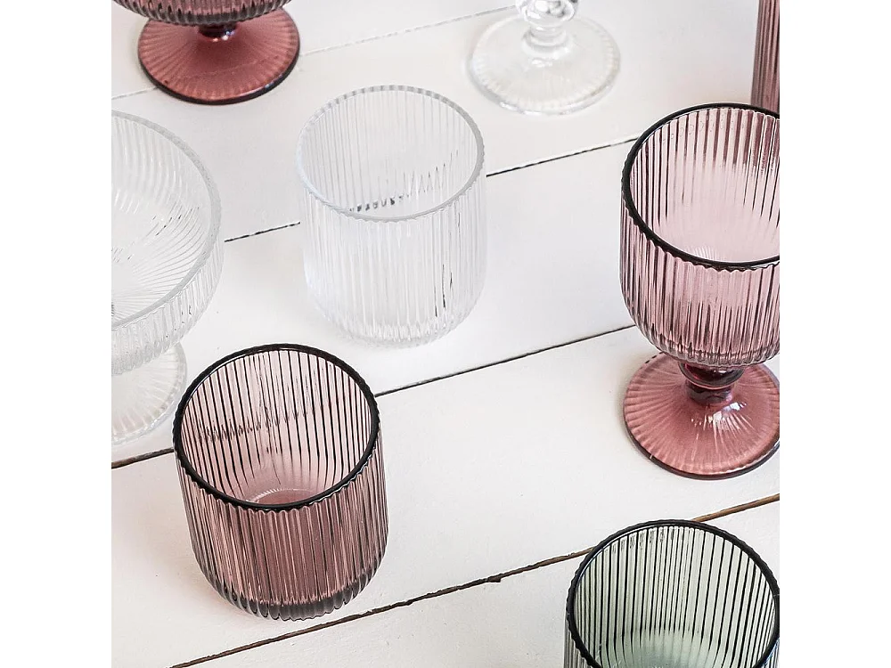 Boite de 6 gobelets bas 24 cl dolce rose