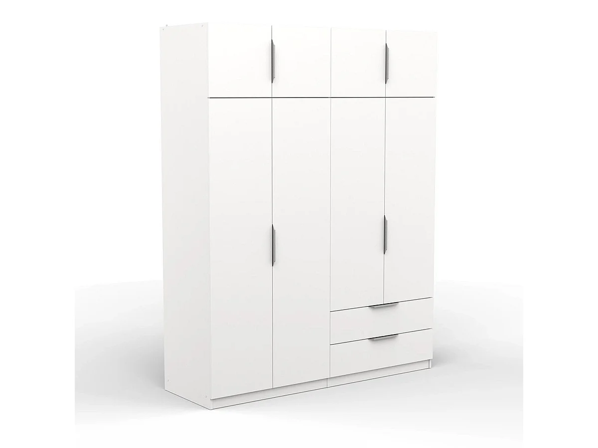 Roupeiro AMBIHOME SHADE 14 - Branco, C157xP51xA203cm