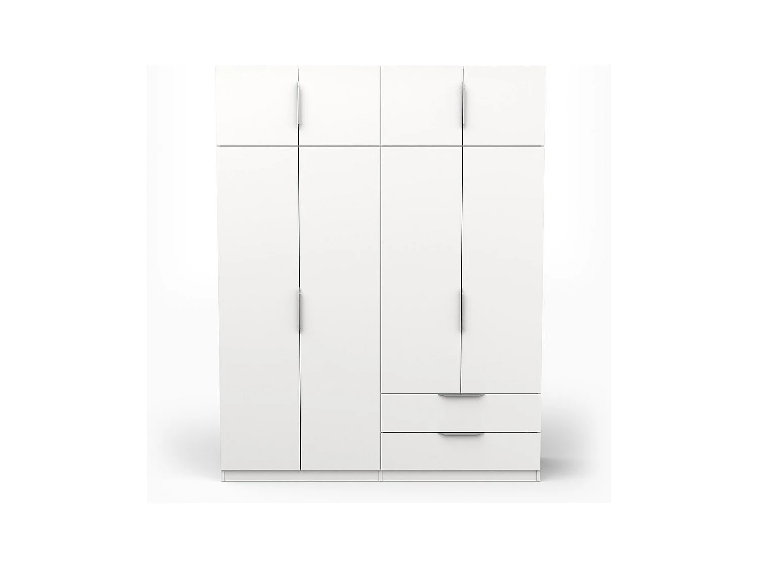 Armoire 8 Portes et 2 Tiroirs L157,3 cm - Ghost