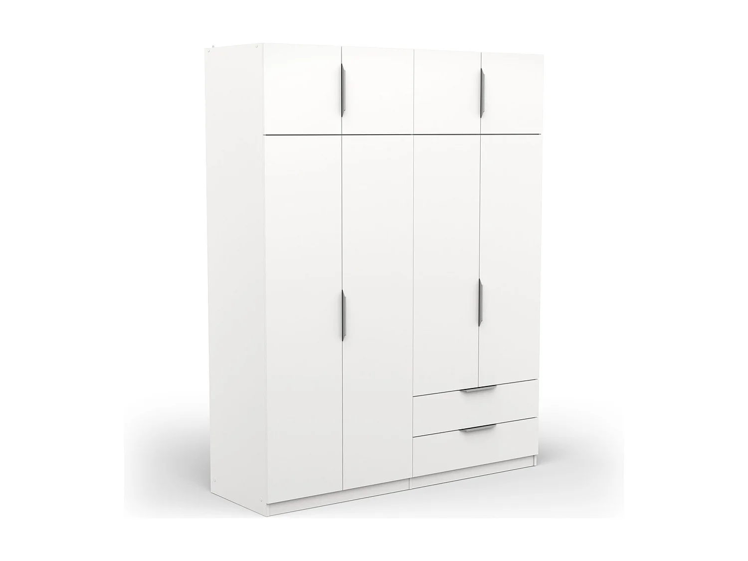 Armadio 8 ante e 2 cassetti L157,3 cm - Ghost