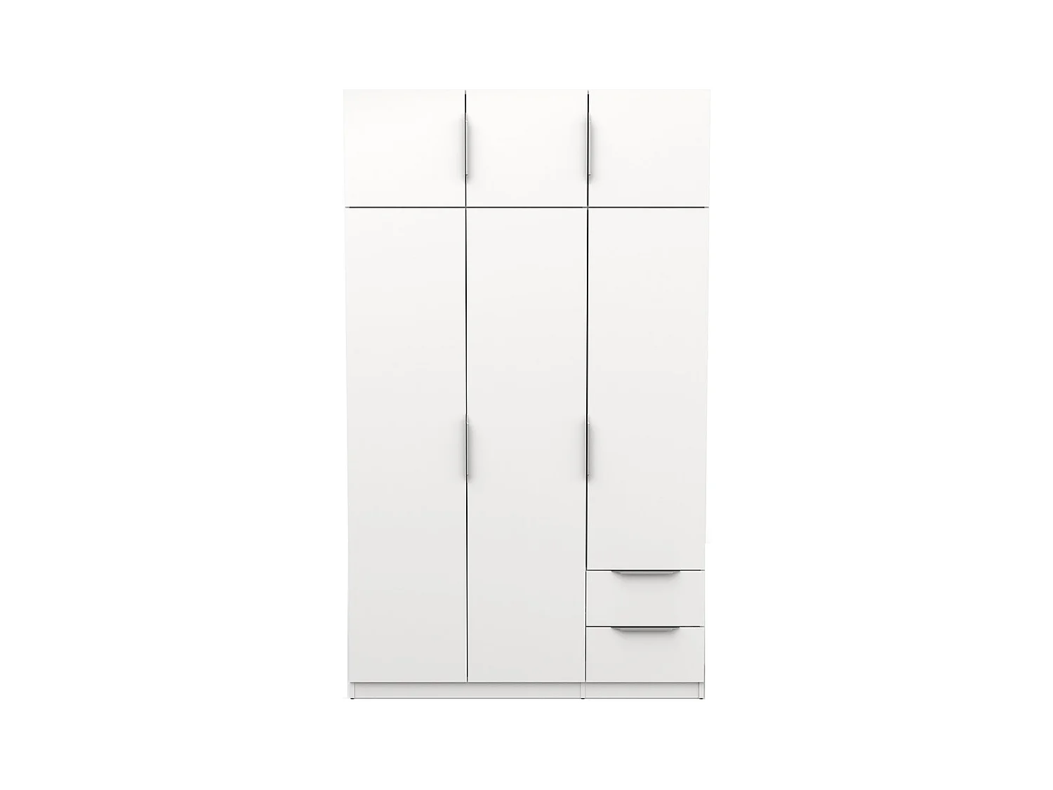 Armoire 6 portes et 2 tiroirs Ghost - L119,4 cm