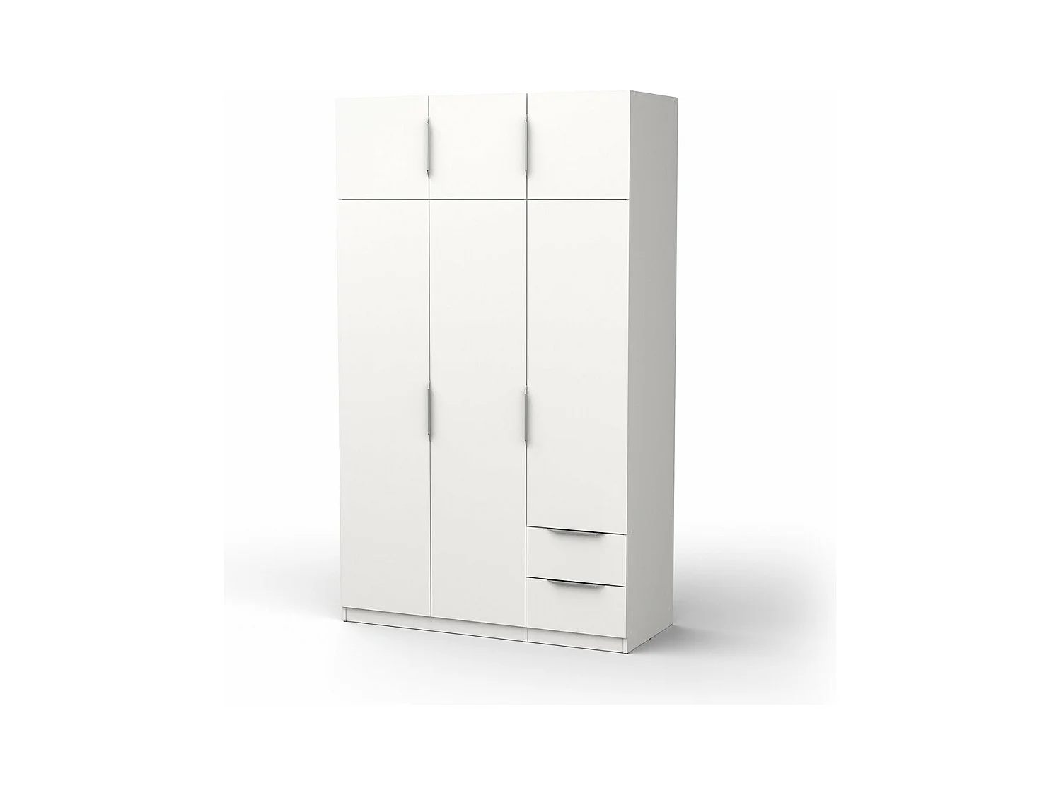 Armoire 6 portes et 2 tiroirs Ghost - L119,4 cm