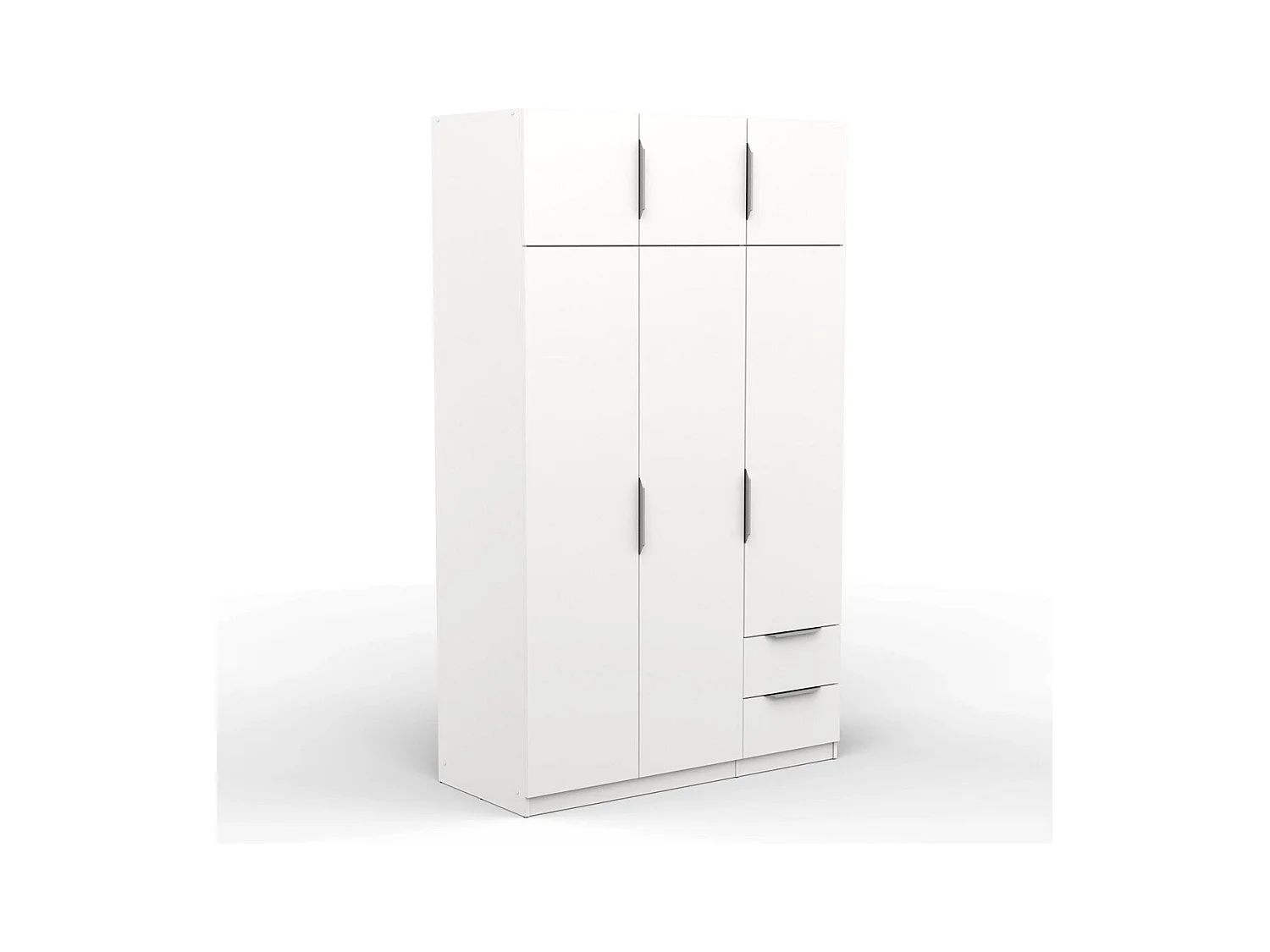 Armoire 6 portes et 2 tiroirs Ghost - L119,4 cm