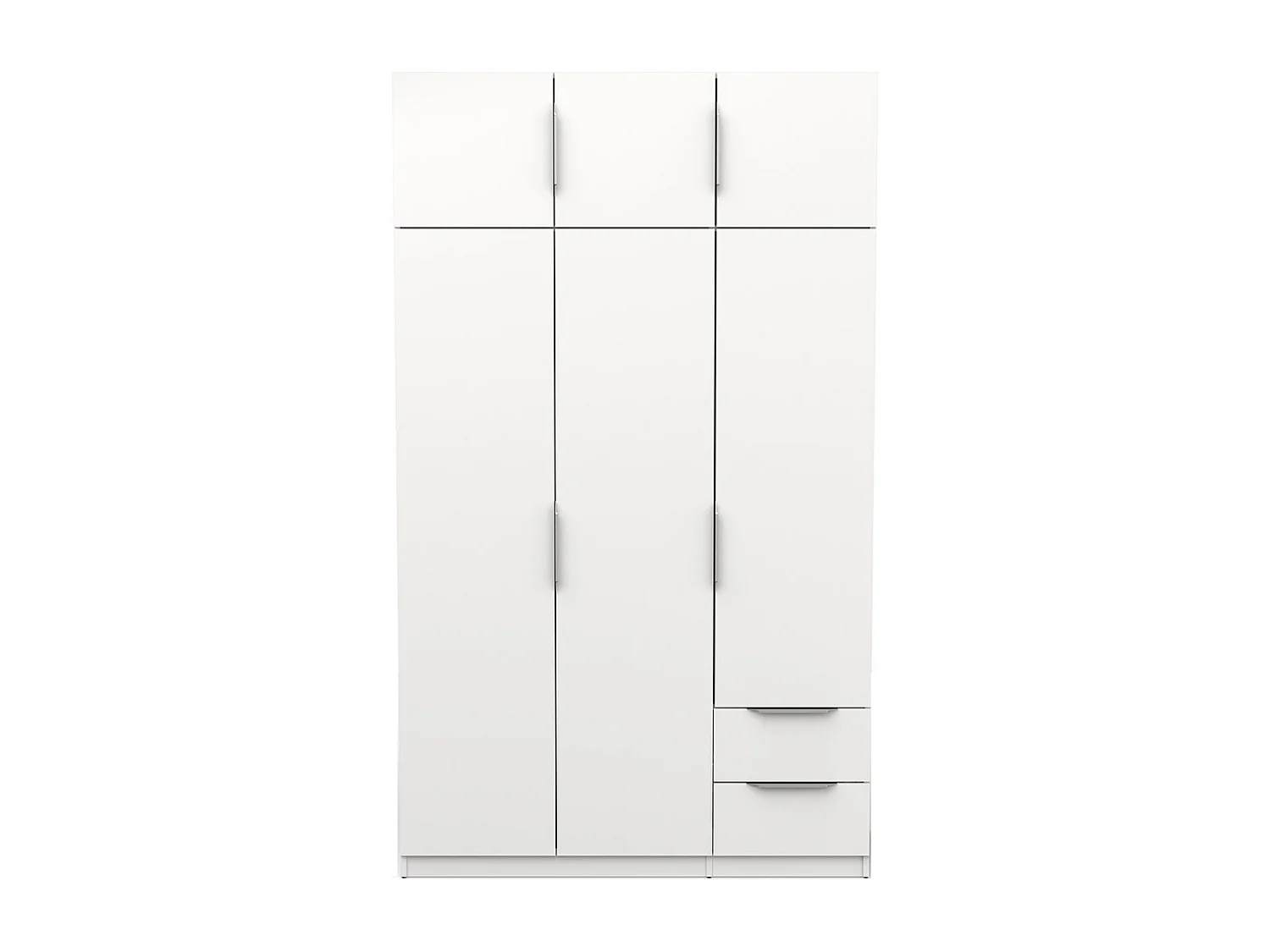 Armoire 6 portes et 2 tiroirs Ghost - L119,4 cm