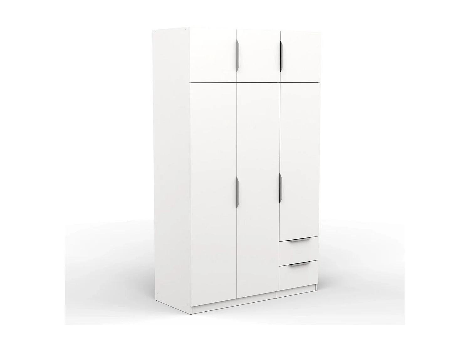 Armoire 6 portes et 2 tiroirs Ghost - L119,4 cm