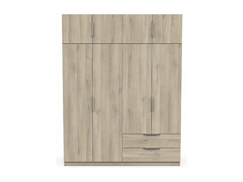 Armario 8 Puertas y 2 Cajones L157,3 cm - Ghost