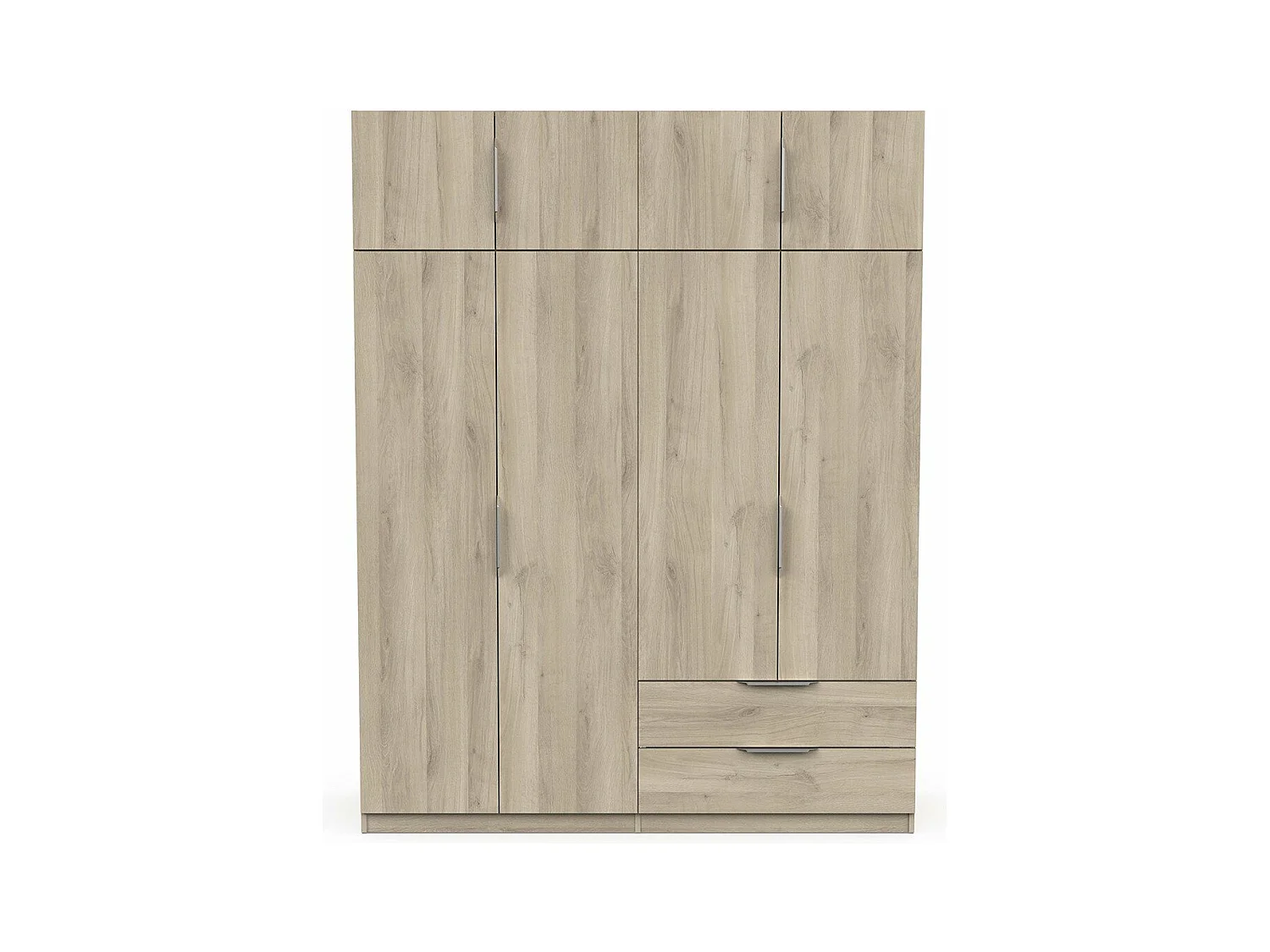 Armoire 8 Portes et 2 Tiroirs L157,3 cm - Ghost