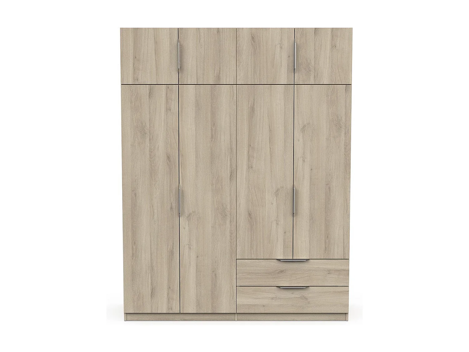 Armoire 8 Portes et 2 Tiroirs L157,3 cm - Ghost