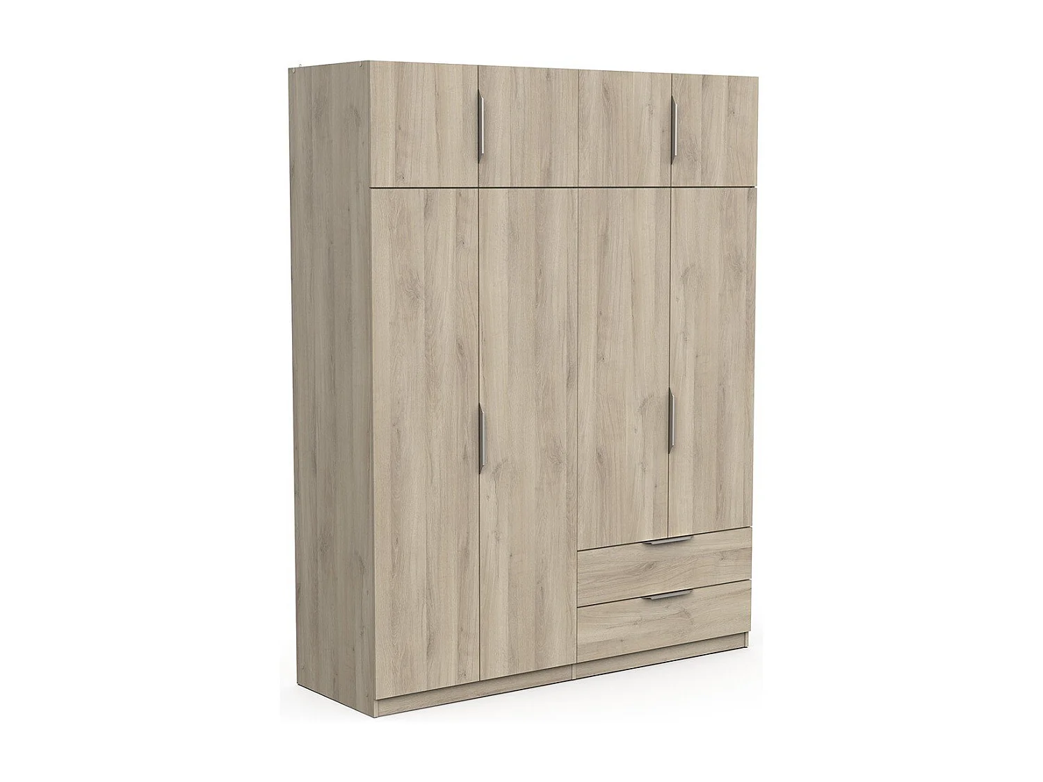 Armoire 8 Portes et 2 Tiroirs L157,3 cm - Ghost