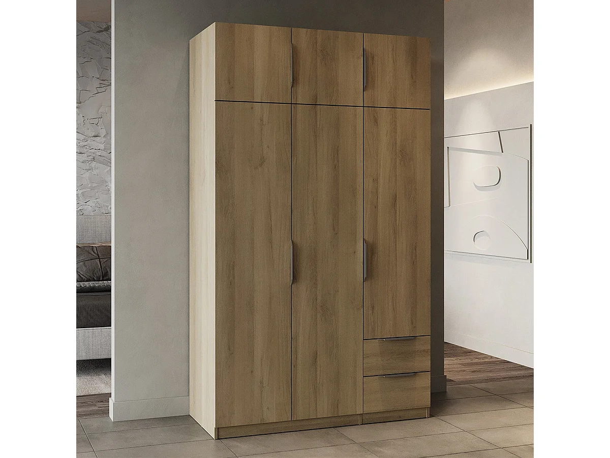 Kast 6 deuren en 2 laden Ghost - L119,4 cm