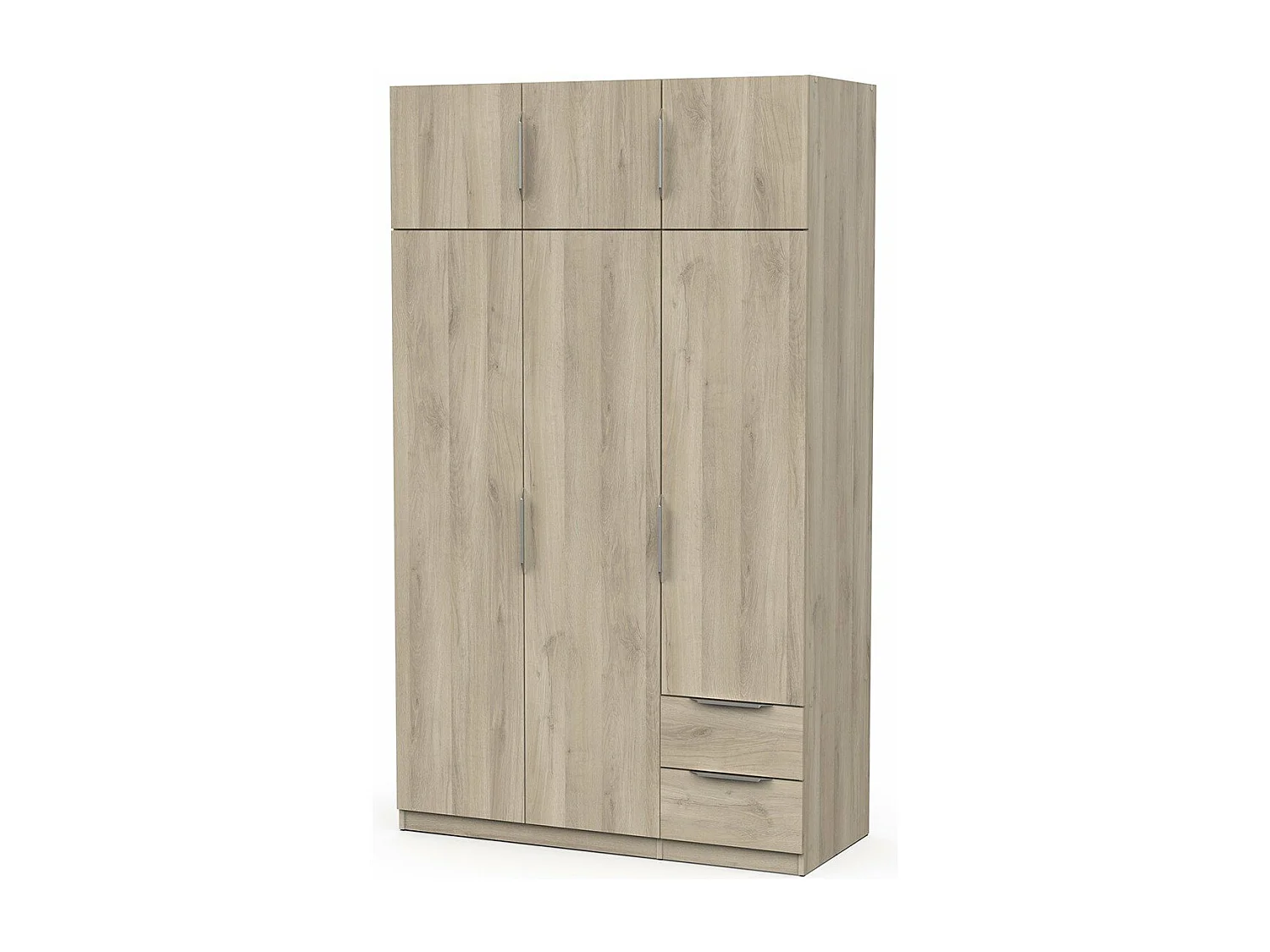Kast 6 deuren en 2 laden Ghost - L119,4 cm