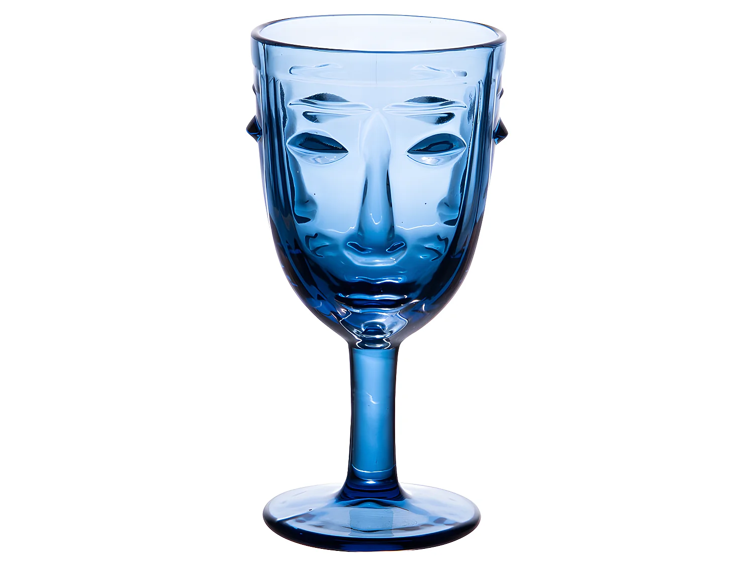 Verre à pied sanjay 30 cl bleu (lot de 6)