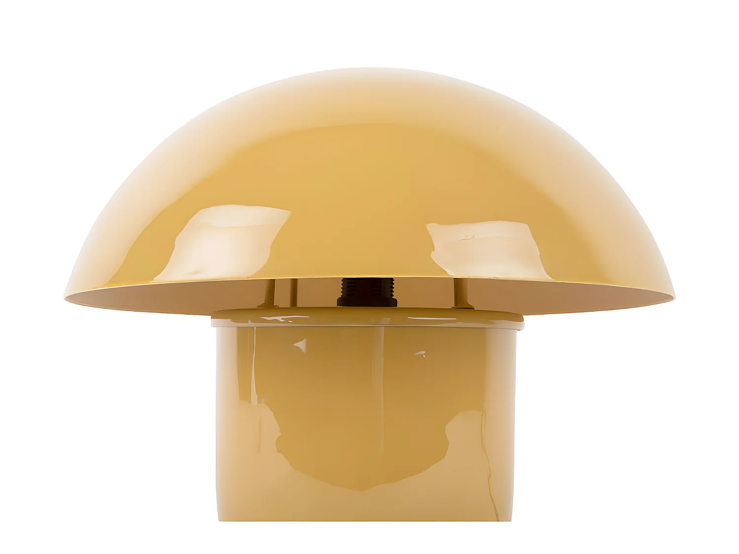 Fat Mushroom - Lampe à poser champignon en métal - Jaune