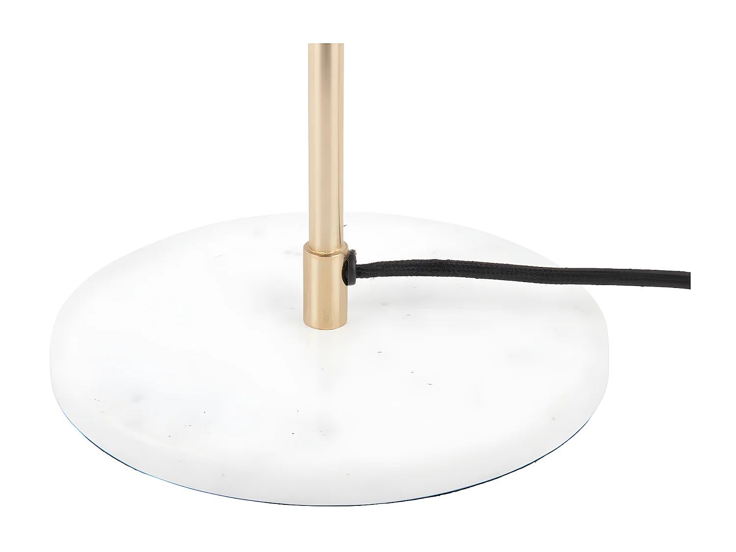 Tischleuchte Waved Dome - Schwarz