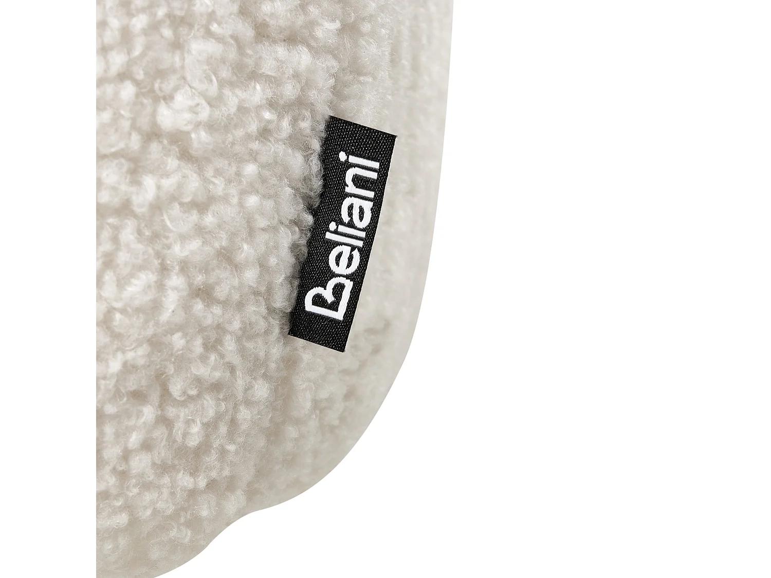 Esszimmerstuhl 2er Set SANILAC Bouclé Weiss