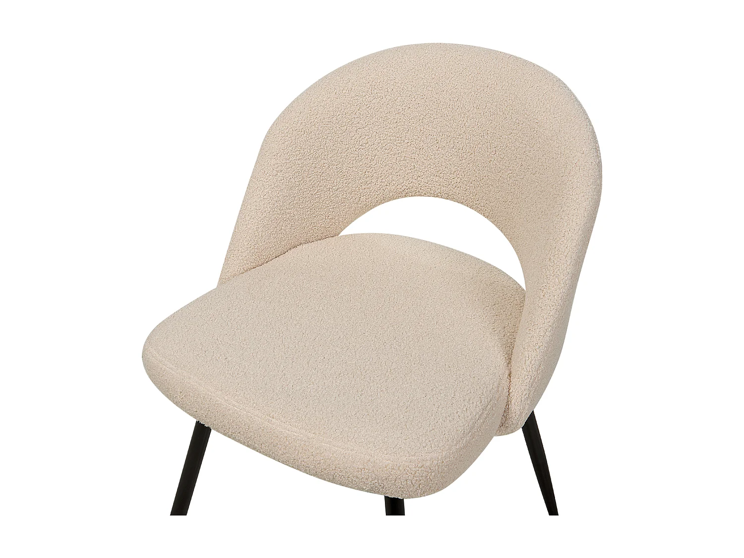 Set van 2 eetkamerstoelen ONAGA Bouclé Beige
