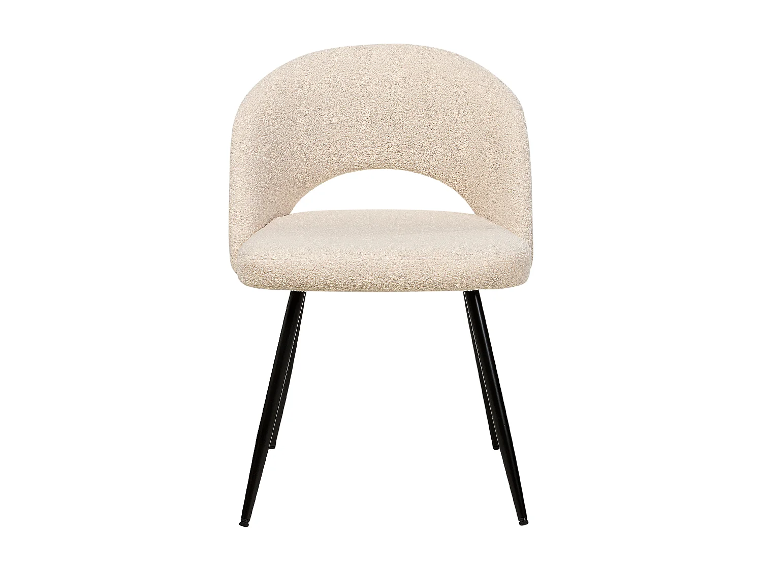 Set van 2 eetkamerstoelen ONAGA Bouclé Beige