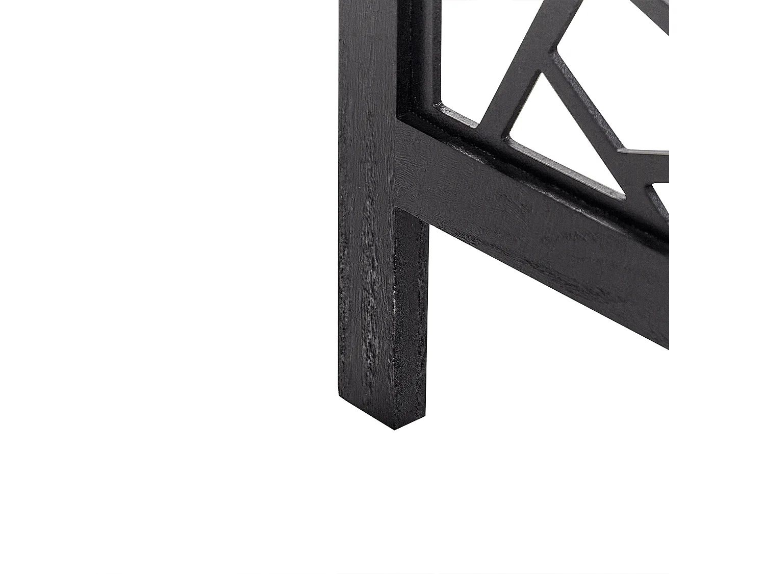 Roomdivider met 4 panelen PIANLARGO Zwart 163 cm 170 cm