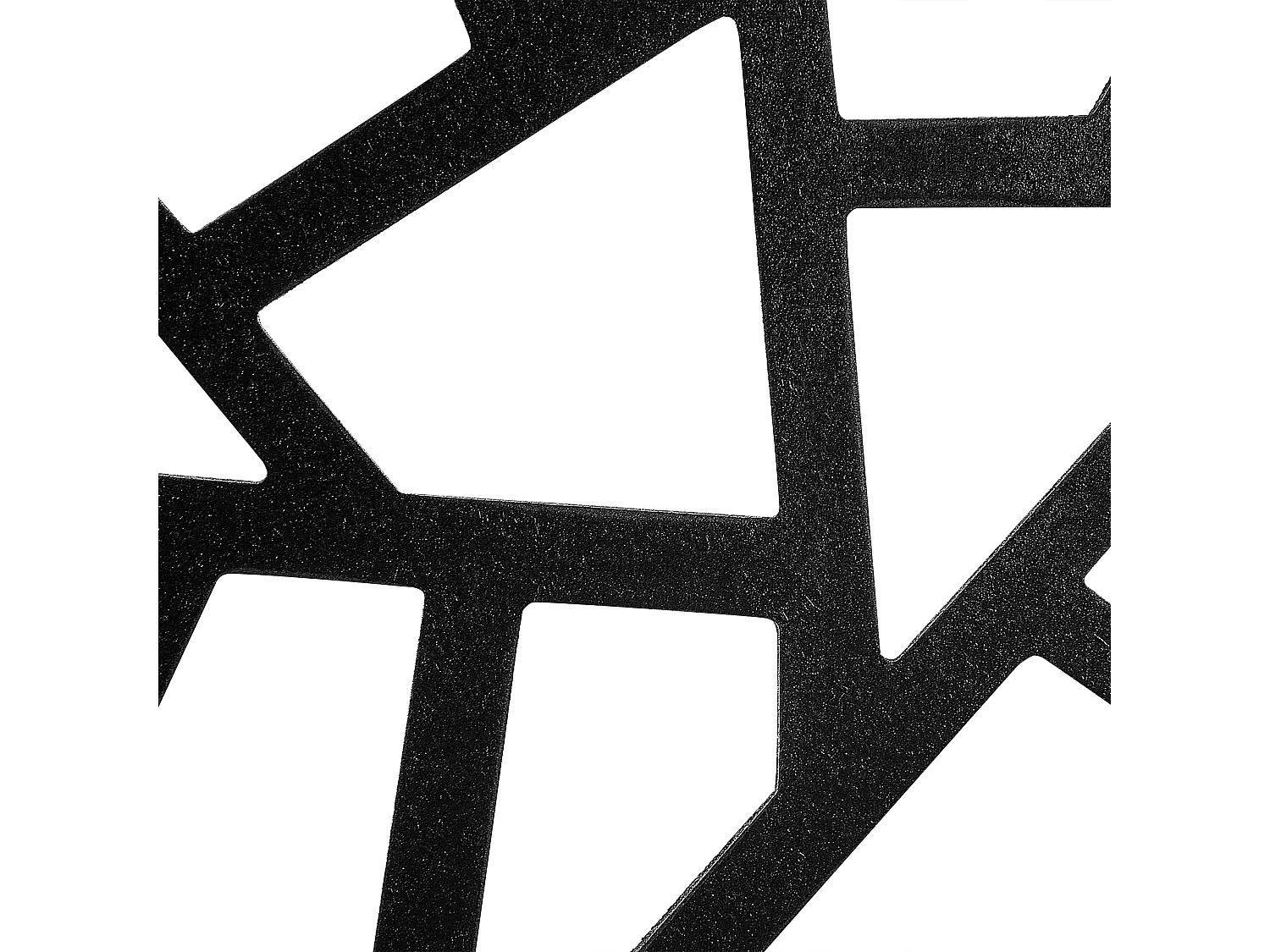 Roomdivider met 4 panelen PIANLARGO Zwart 163 cm 170 cm