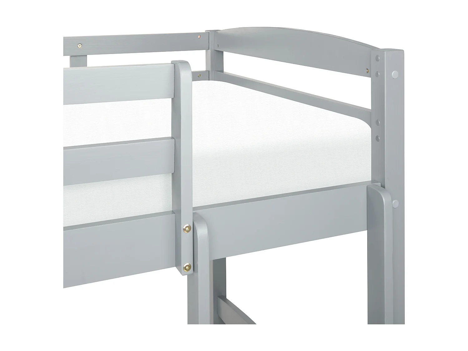 Hoogslaper Dennenhout REGAT 90 x 200 cm Grijs