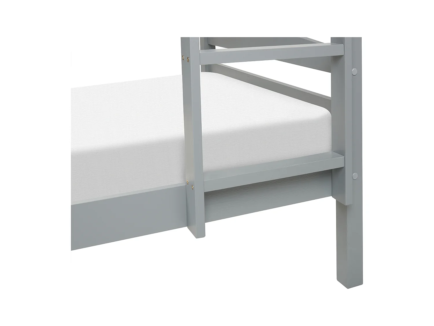 Hoogslaper Dennenhout REGAT 90 x 200 cm Grijs