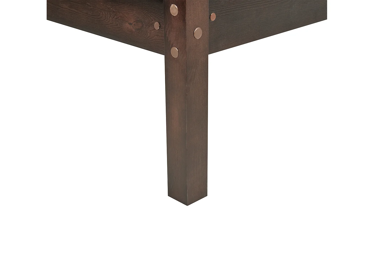 Lit superposé Bois de pin REGAT 90 x 200 cm Marron foncé